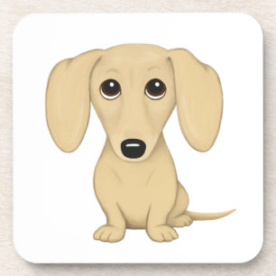 Dessous-de-verre Dachshund Dachshund, petit chien de caricature