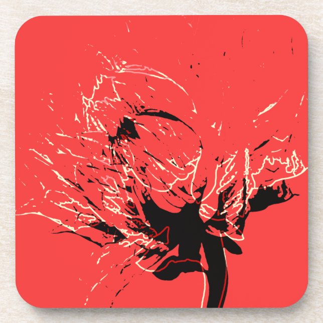 Dessous-de-verre dahlia duo (Devant)
