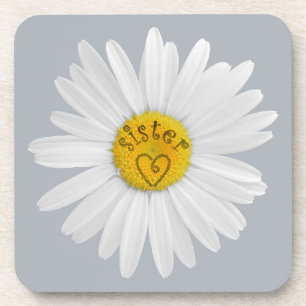 Dessous-de-verre Daisy Flower Pour Personnaliser D'Art Soeur Arrièr