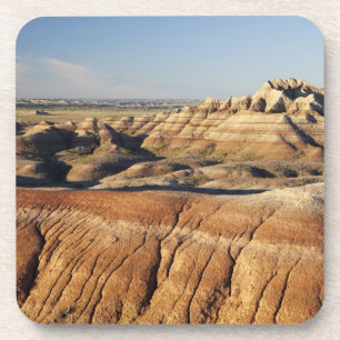 Dessous-de-verre Dakota du Sud, parc national de Badlands, Badlands
