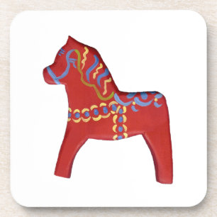 Dessous de verre Dala Horse