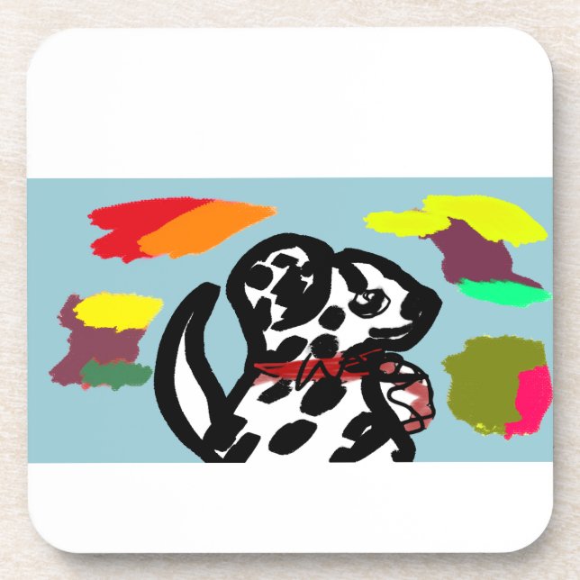 Dessous-de-verre Dalmatien en automne (Devant)