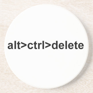 dessous de verre d'alt>ctrl>delete