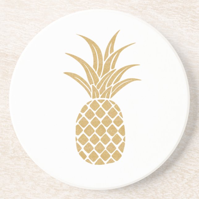 Dessous de verre d'ananas Regal Gold (Devant)