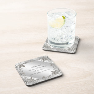 Dessous de verre d'anniversaire de mariage de