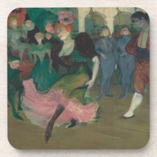 Dessous-de-verre Danser le Bolero - Peinture Toulouse-Lautrec