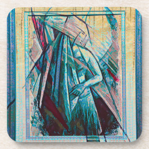 Dessous-de-verre Danseur de ventre Art Déco Cubiste