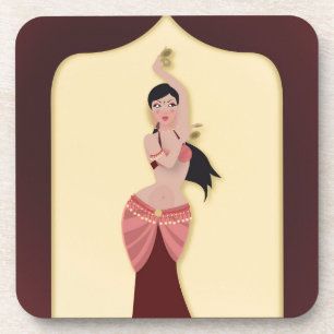 Dessous-de-verre Danseur du ventre Danseur du Moyen-Orient