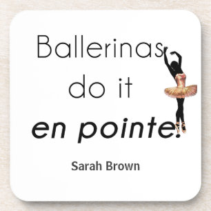 Dessous-de-verre Danseuses de ballet alors !