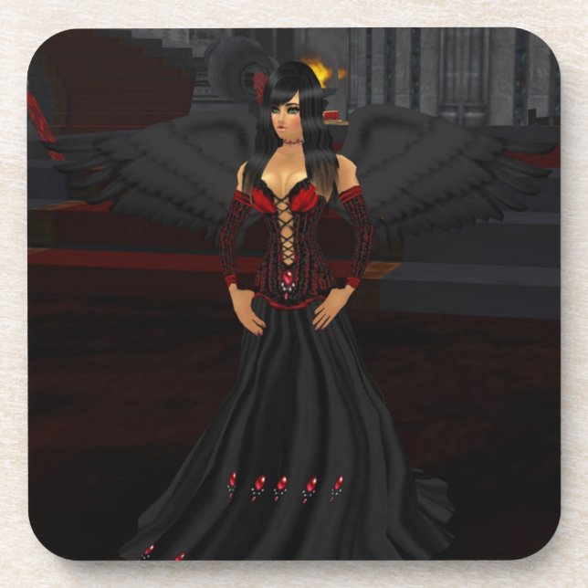 Dessous de verre Dark Goth Angel (Devant)