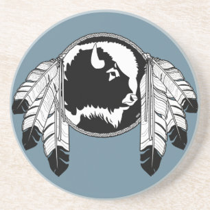 Dessous de verre d'art autochtones Cadeaux de faun
