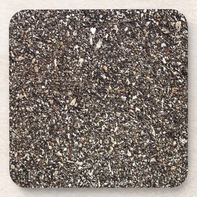 Dessous de verre d'asphalte (Devant)