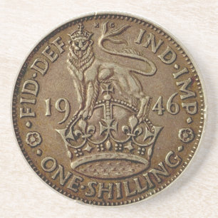 Dessous de verre de 1946 pièces de monnaie