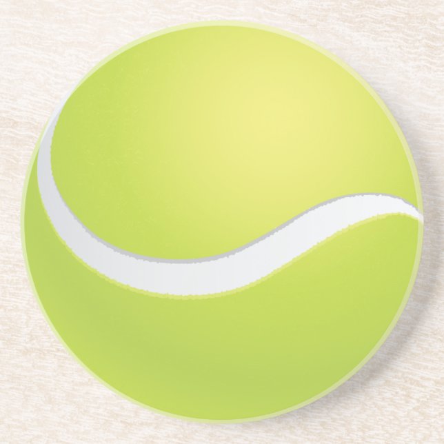 Dessous de verre de balle de tennis (Devant)