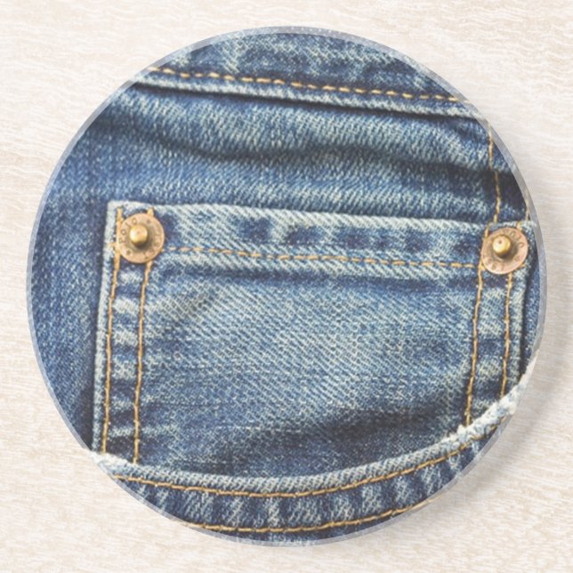 Dessous de verre de blues-jean (Devant)