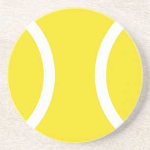 Dessous de verre de boisson en grès de tennis