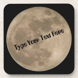 Dessous de verre de boissons de Pleine lune de