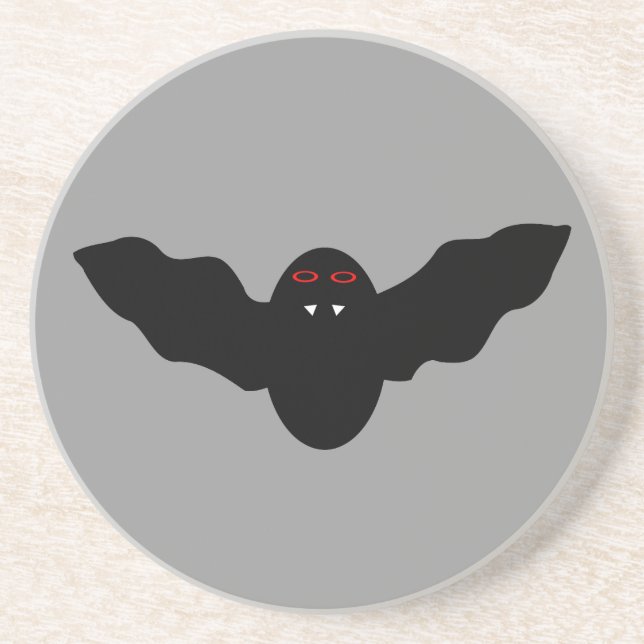 Dessous de verre de chauves-chauves-vampire déplai (Devant)