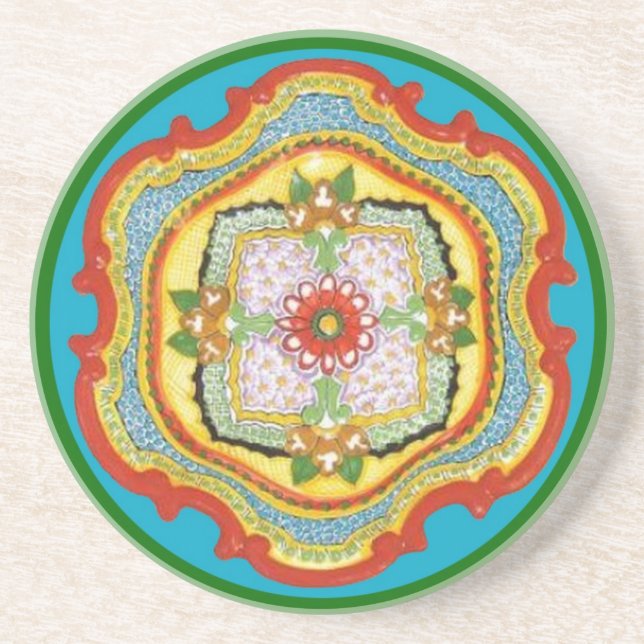 Dessous de verre de Chinoiserie (Devant)