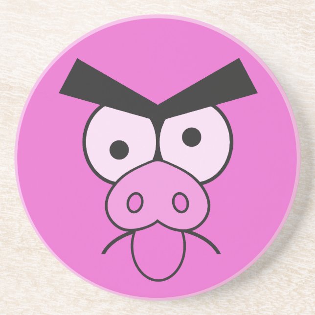 Dessous de verre de cochon (Devant)