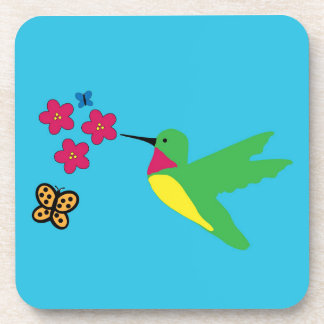 Dessous de verre de colibri (plastique dur)