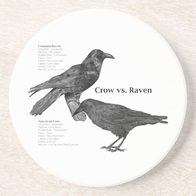 dessous de verre de corneille-contre-Raven (Devant)