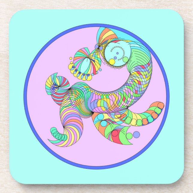 Dessous de verre de créature idiot (Devant)