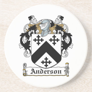 Dessous de verre de crête de famille d'Anderson