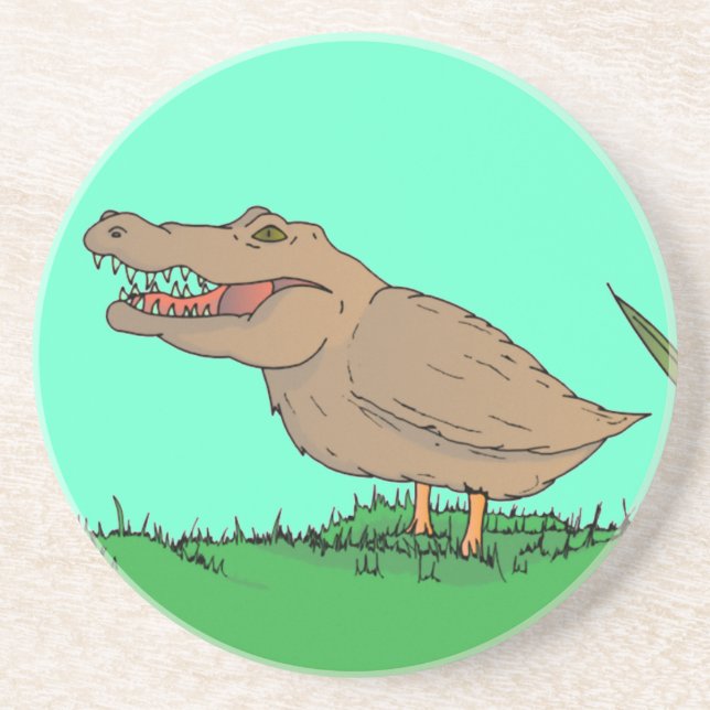 Dessous de verre de Crocoduck en couleurs ! (Devant)