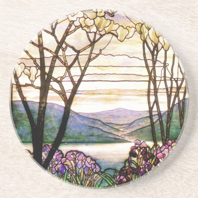 Dessous de verre de cru en verre souillé de (Devant)