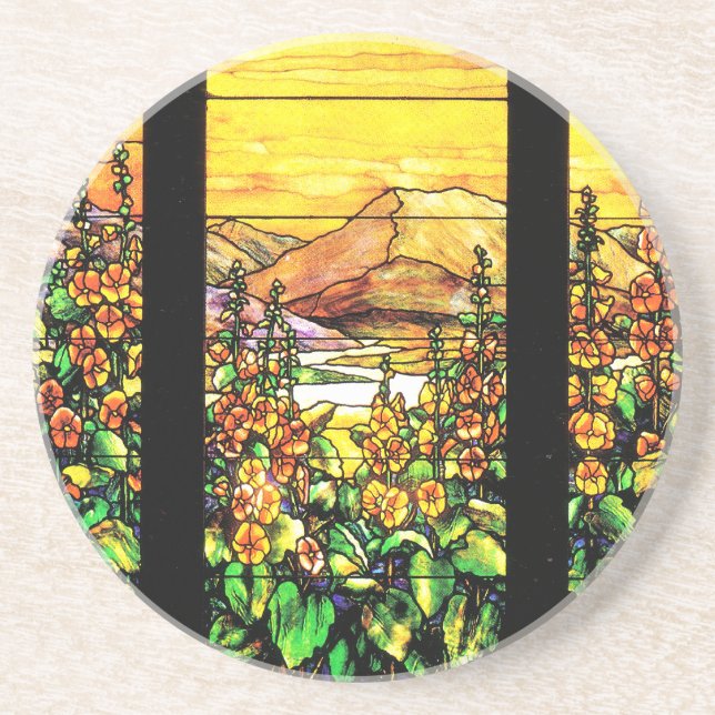 Dessous de verre de cru en verre souillé de (Devant)