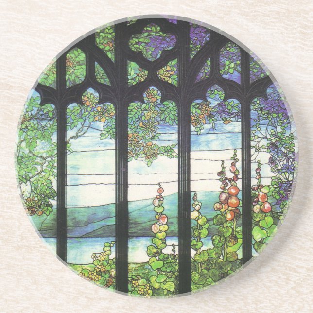 Dessous de verre de cru en verre souillé de (Devant)