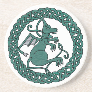 Dessous de verre de dragon d'animal familier