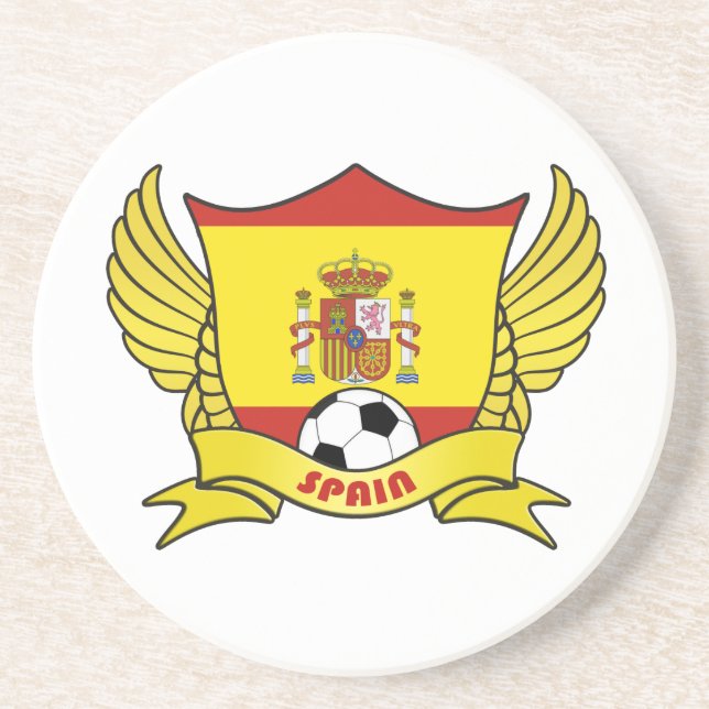 Dessous de verre de football en Espagne (Devant)