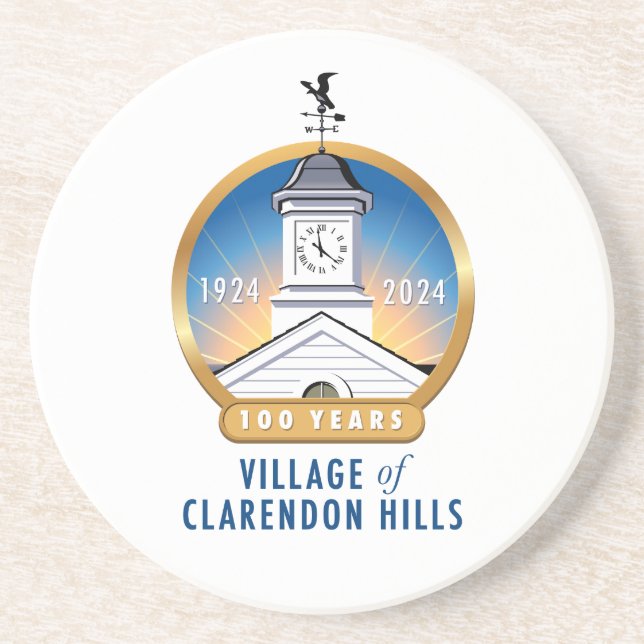 Dessous de verre de grès (Devant)