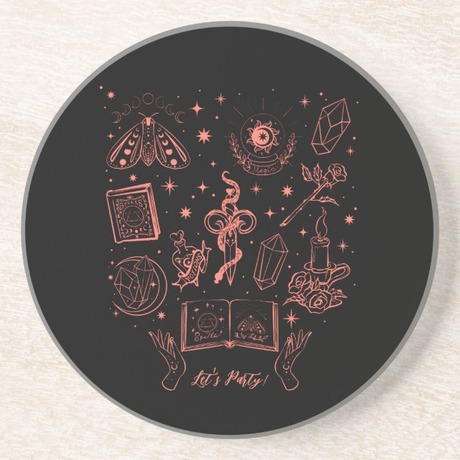 Dessous de verre de grès (Devant)