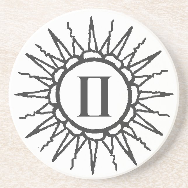 Dessous de verre de grès de Gémeaux (Devant)