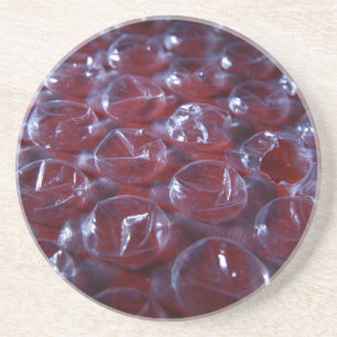 Dessous de verre de grès en grès de Bubblewrap bri