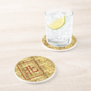 Dessous de verre de grès - vent du nord