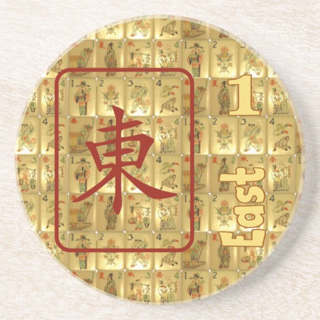 Dessous de verre de grès - vent est (Devant)