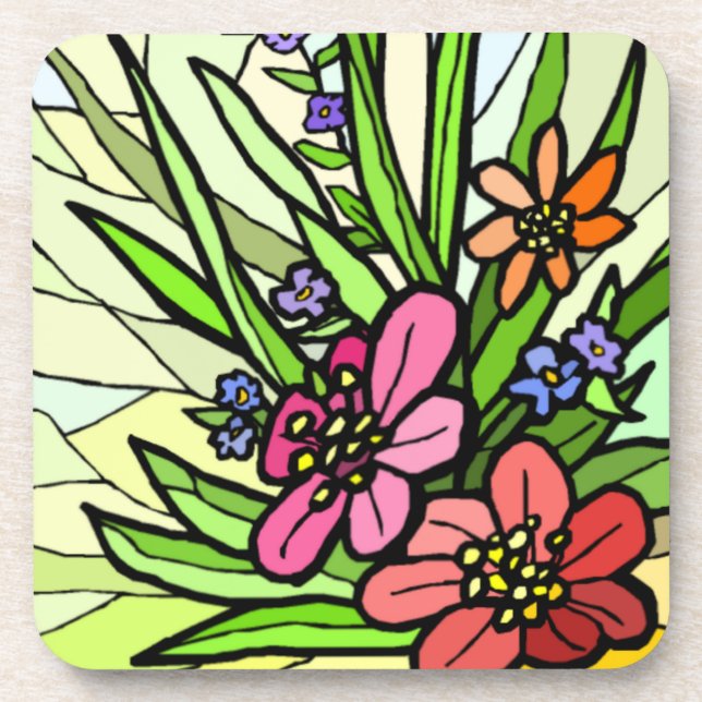 Dessous de verre de jardin en verre (Devant)