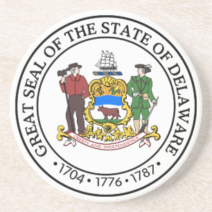 Dessous de verre de joint d'état du Delaware