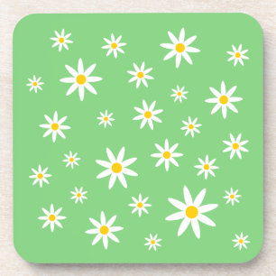 Dessous de verre de la marguerite verte