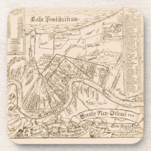 Dessous de verre de la Nouvelle-Orléans