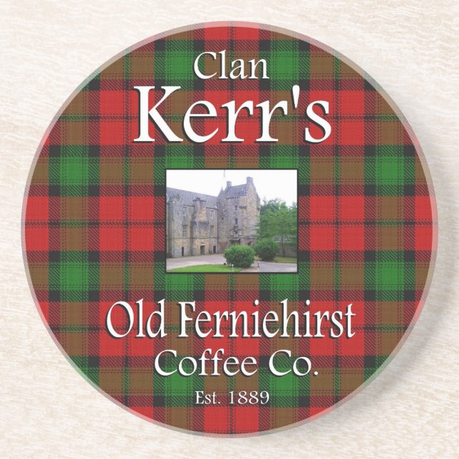 Dessous de verre de la Old Ferniehirst Coffee Co.  (Devant)