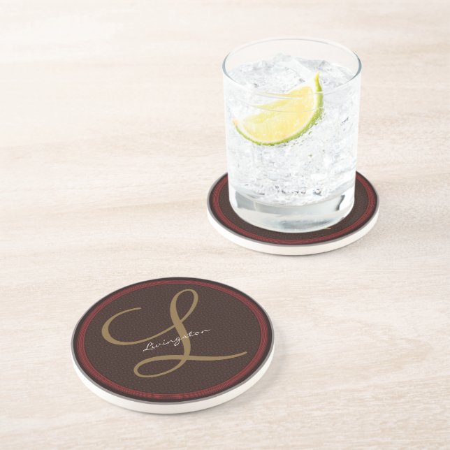Dessous de verre de l'anniversaire du Mariage du p (Côté)