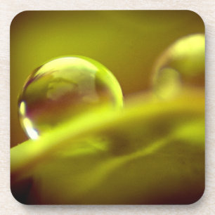 Dessous de verre de liège à goutte d'eau