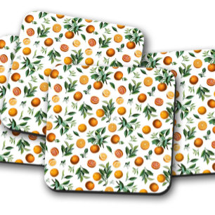 Dessous de verre de liège aux Oranges vives   Dess