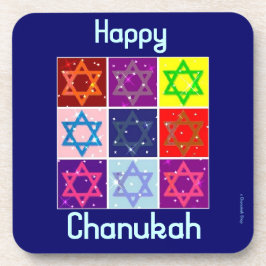 DESSOUS DE VERRE DE LIÈGE DE CHANUKAH - CADEAUX -