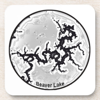 Dessous de verre de liège de lac beaver